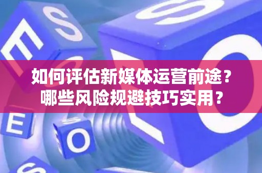 如何评估新媒体运营前途？哪些风险规避技巧实用？